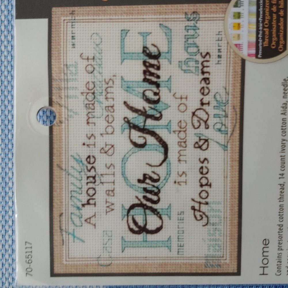 Dimensions Counted Cross Stitch Kit - Our Home Design
